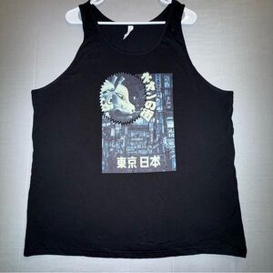 Tokyo Japan Streetwear Urban Fashion Sleeveless Tank Top Unisex Size XL